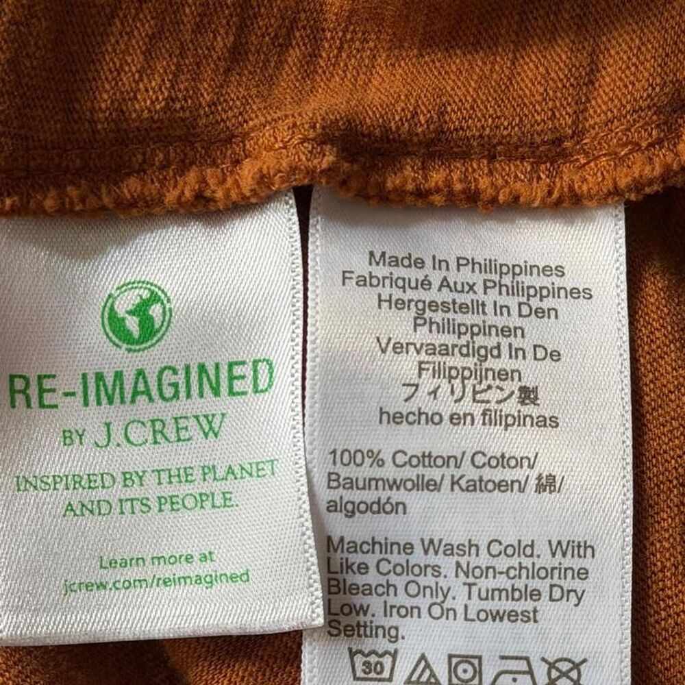 J.Crew burnt orange cotton tee - Picture 4 of 4